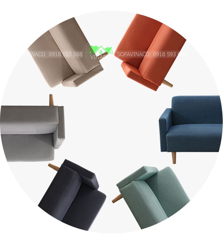 Các màu của mẫu ghế sofa bằng mã SPB-12